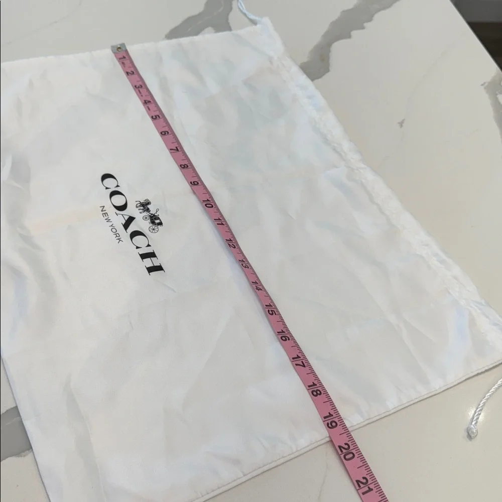 Coach White Storage Bag